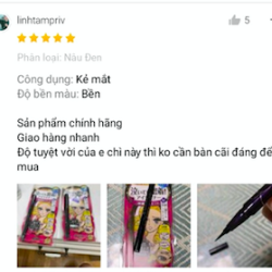 Review bút kẻ mắt kissme